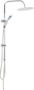 Zestaw prysznicowy vidaXL z deszczownicą z baterią chrom (145056) 4
