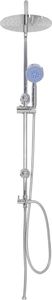 Zestaw prysznicowy vidaXL z deszczownicą z baterią chrom (145056) 5