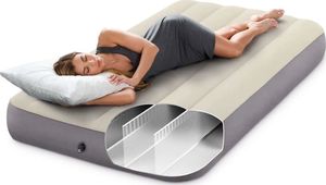 Intex Materac turystyczny Deluxe Single High szary (64707) 3