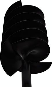 vidaXL Świder glebowy z uchwytem i rurą przedłużającą 5 m, 180 mm stal 6