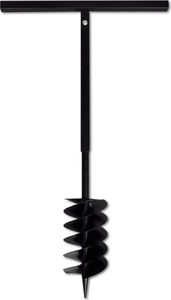 vidaXL Świder glebowy z uchwytem, 150 mm, z rurą przedłużającą, 13 m, stal 5