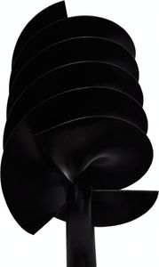 vidaXL Świder glebowy z uchwytem, 180 mm, z rurą przedłużającą, 5 m, stal 6