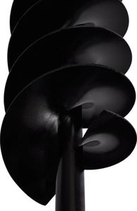 vidaXL Świder glebowy z uchwytem, 80 mm, przedłużany, 5 m, stal 6