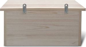 vidaXL Domki dla wróbli, 2 szt., drewniane, 44 x 15,5 x 21,5 cm 4