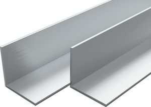 vidaXL Aluminiowe profile kątowe, 4 szt., 1 m, 20x20x2 mm 1