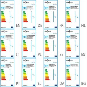 Lampa sufitowa vidaXL Lampa sufitowa z kryształkami i koralikami, srebrna, okrągła (281583) - 281583 7