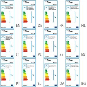 Lampa sufitowa vidaXL Lampa sufitowa, czarna, 3 żarówki E27 (281628) - 281628 7