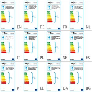 Lampa podłogowa vidaXL Lampa podłogowa, biała 3