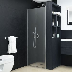vidaXL Drzwi prysznicowe, matowe, ESG, 80 x 185 cm 1