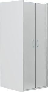 vidaXL Drzwi prysznicowe, matowe, ESG, 90 x 180 cm 1