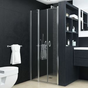 vidaXL Drzwi prysznicowe, przezroczyste, ESG, 120 x 185 cm 1