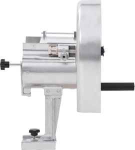 vidaXL Ręczna krajalnica do warzyw, srebrna, 22x44,5 cm, aluminium 4