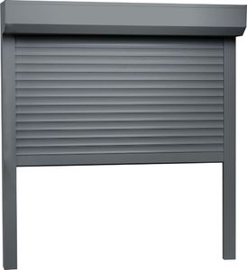 vidaXL Roleta zewnętrzna, aluminiowa, 100 x 100 cm, antracytowa 2