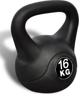 Kettlebell vidaXL bitumiczny 16 kg 2