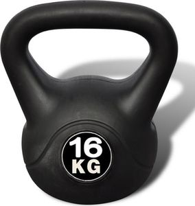 Kettlebell vidaXL bitumiczny 16 kg 4