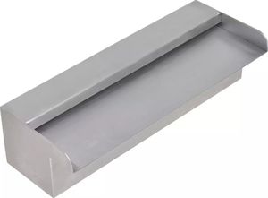 vidaXL Fontanna/wodospad do basenu, prostokątny, stal nierdzewna, 60 cm 2