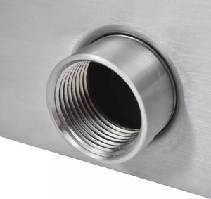 vidaXL Fontanna/wodospad do basenu, prostokątny, stal nierdzewna, 60 cm 5