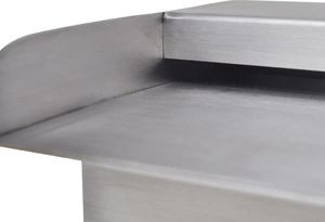 vidaXL Fontanna/wodospad do basenu, prostokątny, stal nierdzewna, 60 cm 6