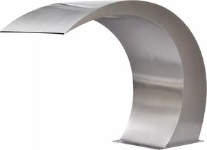 vidaXL Fontanna ze stali nierdzewnej do basenu ogrodowego, 45x30x60 cm 3