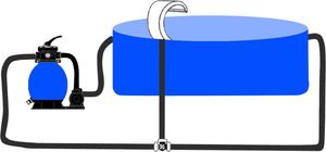 vidaXL Fontanna ze stali nierdzewnej do basenu ogrodowego, 45x30x60 cm 5