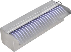 vidaXL Fontanna/wodospad do basenu, 120 cm, z oświetleniem LED 3