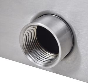 vidaXL Fontanna/wodospad do basenu, 120 cm, z oświetleniem LED 8