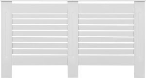 vidaXL Osłona na kaloryfer, biała, 152 x 19 x 81,5 cm, MDF 3