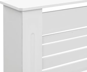 vidaXL Osłona na kaloryfer, biała, 152 x 19 x 81,5 cm, MDF 5