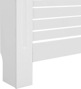 vidaXL Osłona na kaloryfer, biała, 152 x 19 x 81,5 cm, MDF 6