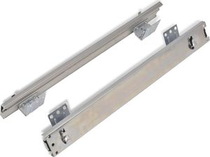 vidaXL Wysuwane kosze druciane, 2 szt., srebrne, 800 mm 7