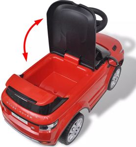 vidaXL Jeździk Land Rover Czerwony 5