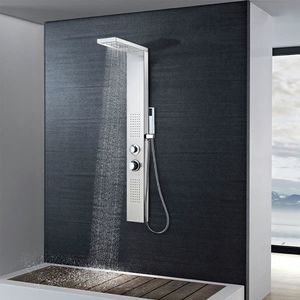Zestaw prysznicowy vidaXL z deszczownicą z baterią chrom (142371) 1