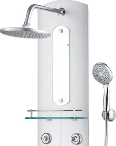 Zestaw prysznicowy vidaXL z deszczownicą z baterią chrom (142994) 3