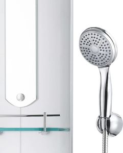 Zestaw prysznicowy vidaXL z deszczownicą z baterią chrom (142994) 5