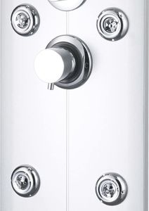 Zestaw prysznicowy vidaXL z deszczownicą z baterią chrom (142994) 7