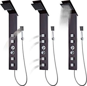 Zestaw prysznicowy vidaXL z deszczownicą z baterią chrom (142374) 3