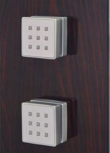 Zestaw prysznicowy vidaXL z deszczownicą z baterią chrom (142374) 5