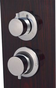 Zestaw prysznicowy vidaXL z deszczownicą z baterią chrom (142374) 6