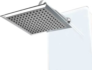 Zestaw prysznicowy vidaXL z deszczownicą z baterią biały (142992) 4