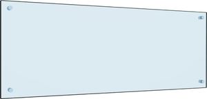 vidaXL Panel ochronny do kuchni, biały, 100x40 cm, szkło hartowane 2