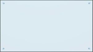 vidaXL Panel ochronny do kuchni, biały, 100x60 cm, szkło hartowane 3