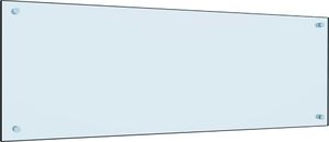 vidaXL Panel ochronny do kuchni, biały, 120x40 cm, szkło hartowane 2