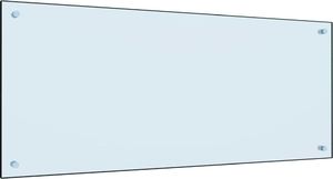 vidaXL Panel ochronny do kuchni, biały, 120x50 cm, hartowane szkło 2
