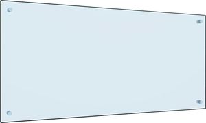 vidaXL Panel ochronny do kuchni, biały, 120x60 cm, szkło hartowane 2
