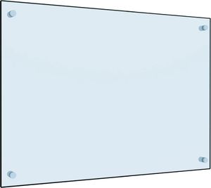 vidaXL Panel ochronny do kuchni, biały, 70x50 cm, szkło hartowane 2