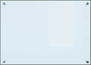 vidaXL Panel ochronny do kuchni, biały, 70x50 cm, szkło hartowane 3