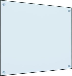 vidaXL Panel ochronny do kuchni, biały, 70x60 cm, szkło hartowane 2