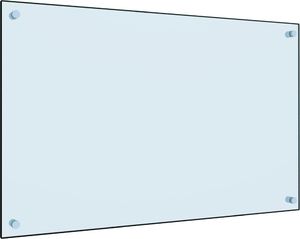 vidaXL Panel ochronny do kuchni, biały, 80x50 cm, szkło hartowane 2