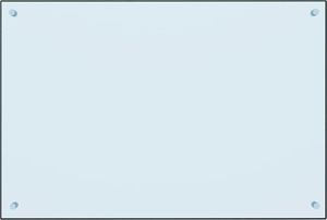 vidaXL Panel ochronny do kuchni, biały, 90x60 cm, szkło hartowane 3