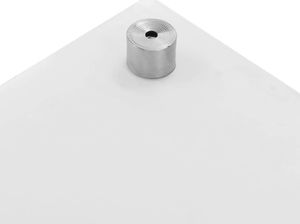 vidaXL Panel ochronny do kuchni, biały, 90x60 cm, szkło hartowane 5